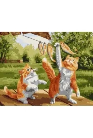 Malowanie po numerach - Dobry połów