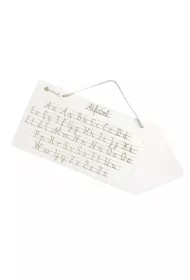 Znam swój alfabet - tablica drewniana Kredka