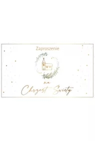 Zaproszenie Chrzest