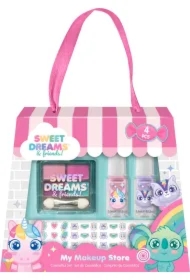Zestaw do makijażu Sweet Dreams z naklejkami 4 el. KL11659