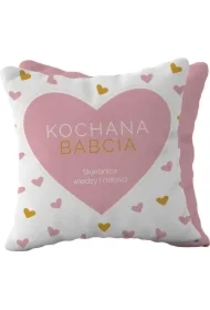 Poduszka prezentowa z napisem Kochana Babcia