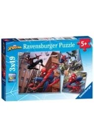 Puzzle 3x49 el. Spider Man w akcji