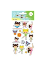 Naklejki Gymnastics 10x20cm HAPPY COLOR