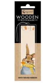 Zakładka drewniana Królik