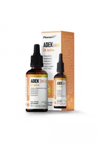 Clean label Witaminy ADEK Junior Oil Active Suplement diety