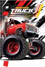 Pamiętnik Monster Truck Team 14x18cm 80 kartek