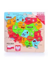 Mapa Polski puzzle