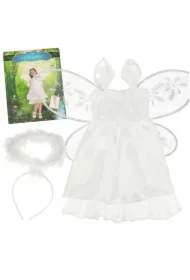 Kostium strój karnawałowy przebranie aniołek aureola jasełka 3 el rozmiar M