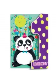 Karnet A5 Urodziny roczek - Panda