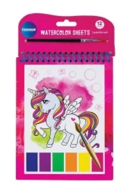 Kolorowanka do malowania wodą Jednorożce