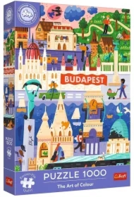 Puzzle 1000 el. The Art of Colour: Budapeszt
