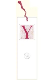 Zakładka do książki z anagramem Litera Y