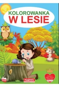 Kolorowanka. W lesie