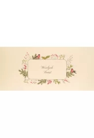 Karnet Święta Bożego Narodzenia B29 Ptaszki