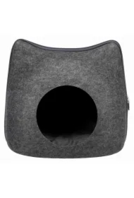 Legowisko zamknięte Cat, filc, 38 x 35 x 37 cm, antracyt