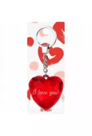 Brelok serce - I love you!