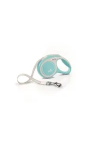 New Comfort, Smycz automatyczna dla psa, jasnoniebieska, XS, 3m, taśma