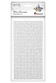 Mata dekoracyjna Perełki białe 800 szt