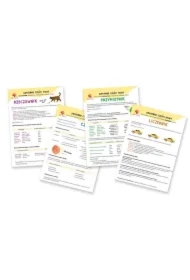 Plansze edukacyjne Odmienne części mowy A4