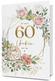 Karnet Urodziny 60