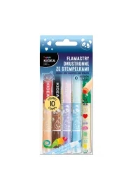 Flamastry dwustronne ze stempelkami