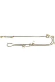 Soft Rope, Smycz regulowana, dla psa, linka, XS&ndash;S: 2.00 m/o 6 mm, szara/jasnoszara