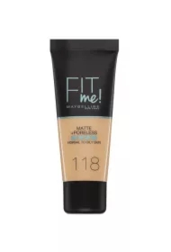 Fit Me Matte & Poreless Foundation matujący podkład do twarzy 118 Nude