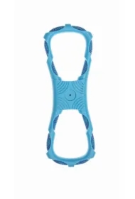 Gryzak, dla psa, TPR/sznurek, niebieski, 28, 8 x 10, 2 x 2, 6 cm