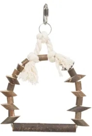 Huśtawka drewniana dla ptaków 15 x 20cm