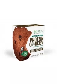 Ciastka proteinowe podwójnie czekoladowe bez cukru
