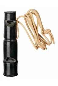 Gwizdek dwutonowy duży 9cm, z rogu bawolego