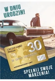 Karnet Urodziny 30