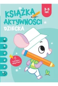 Książka aktywności dziecka 3-5 lat. Niebieska