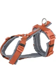 Premium trekking, szelki, dla psa, rdzawe/grafit, XL: 80-97 cm/25 mm