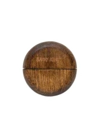 Grzebień 2 w 1, do wyczesywania pcheł okrągły, drewno bukowe, stal, plastik PP, średnica 9, 2cm