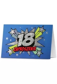 Zaproszenie Urodziny 18