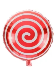 Balon foliowy lizak czerwony