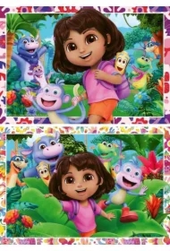 Puzzle dla dzieci 2x24 el. 2D Dora