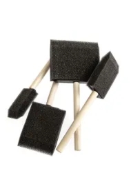 Pędzel gąbka płaski 4 szt