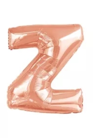 Balon foliowy litera Z różowe złoto