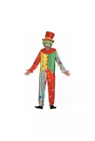 Strój dla dorosłych Kolorowy Klaun rozm. 52