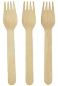 Widelce drewniane 100 szt