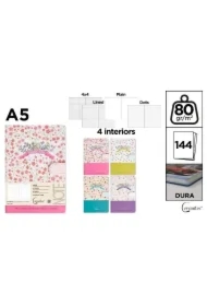 Notatnik A5/144K magnes Thank You MIX