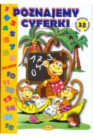 Poznajemy cyferki - 32 naklejki Pasja