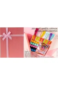 Zestaw gumek i spinek do włosów średni