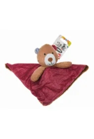 Mata ze misiem, zabawka, dla psa, plusz, 23 x 22 x 9, 5 cm, z piszczałką