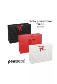 Torebka prezentowa 31x41x13cm MIX