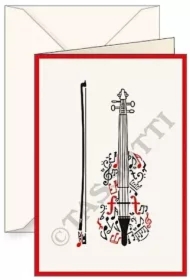 Karnet B6 + koperta Violino
