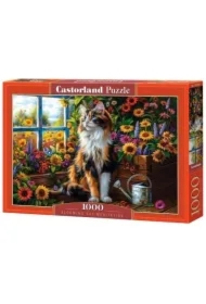 Puzzle 1000 el. Blooming Cat Meditation