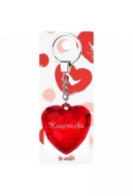 Brelok serce Księżniczka